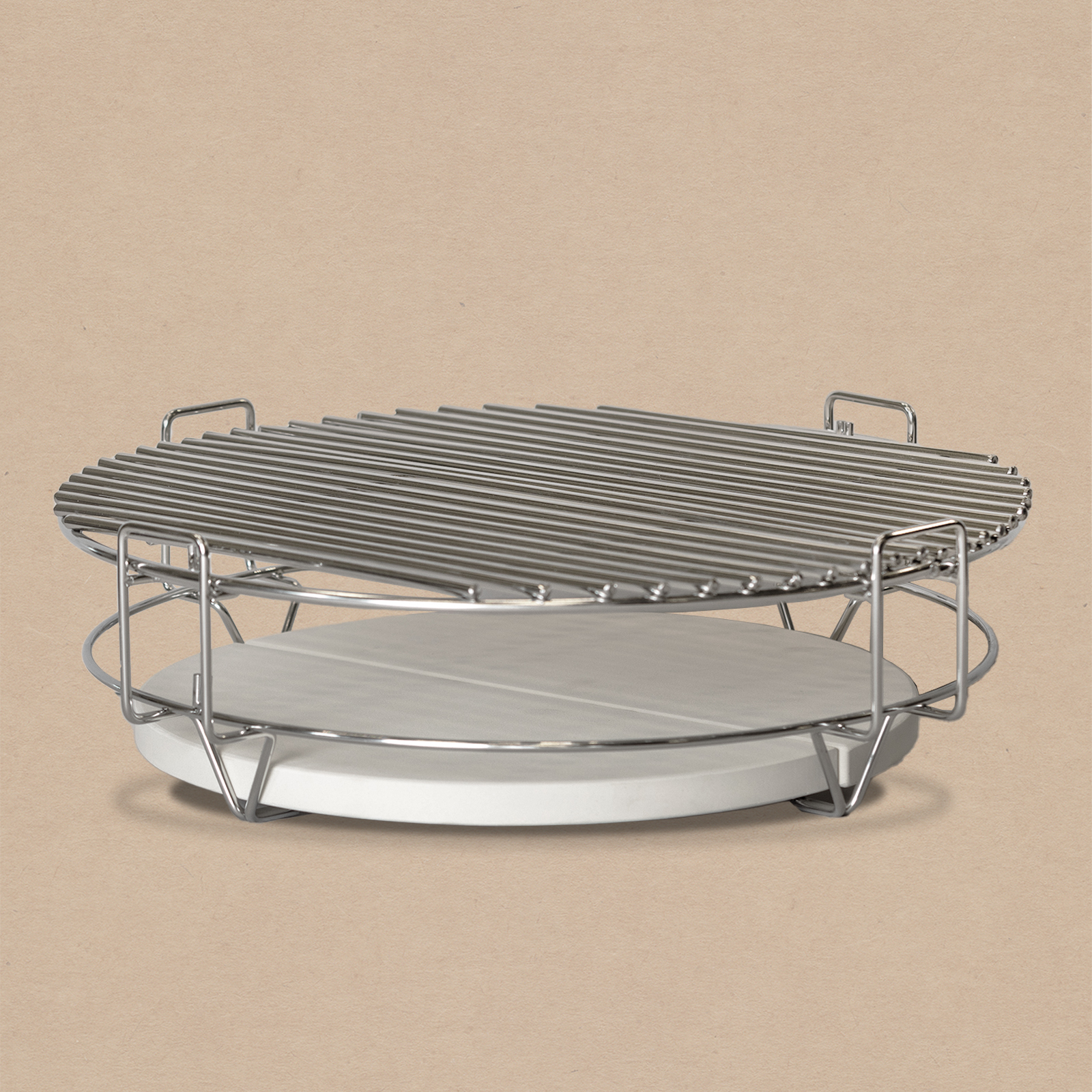 Bestcharcoal - Gietijzeren Griddle - Halvemaanvormig - Large